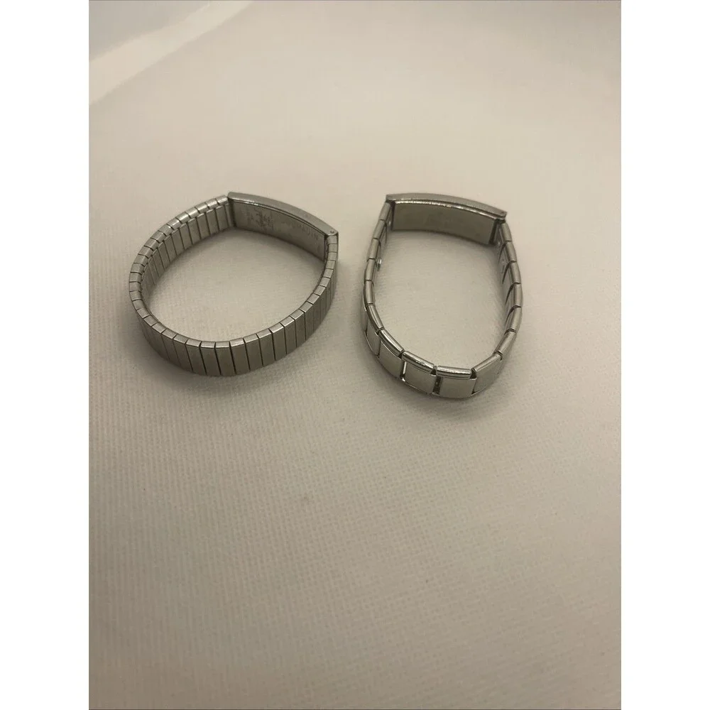 MENS SPEIDEL ID MEDILOG MEDICAL ALERT SILVER STRETCH BRACELET & Extra